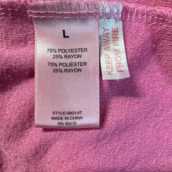 Juicy Couture Sleepwear Jogger Pants‎ Large Pink Studded Drawstring Lounge - Picture 8 of 9